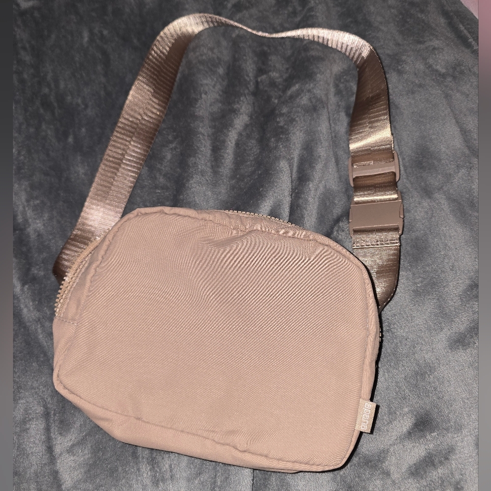 Apana Beige Crossbody Bag With Inside Pockets